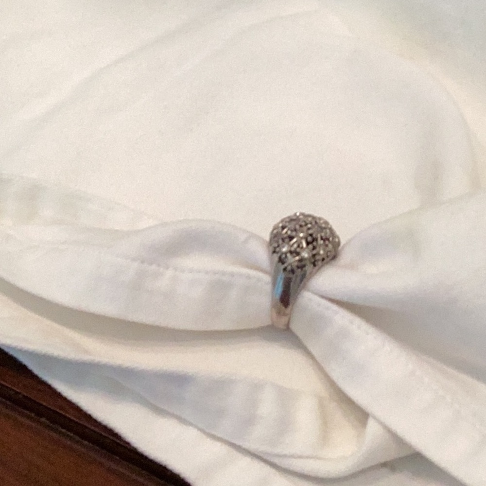 Large Silver Ring - image 2